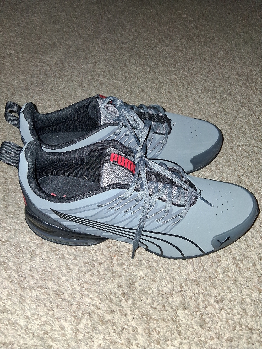 Mens Puma Cell Vive Gray Black Sneakers Men’s Size 9.5 (Lile New) - Picture 2 of 5